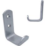Mcreative 2 Ad. Çelik Portmanto Askı 30MM Gümüş - Metal Okul Çanta Masa Sıra Askısı - Modern Vestiyer Duvar Eşya Elbise Askısı - Max 50 kg Taşıma Kapasitesi