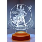 Mcreative 3D Yüzüklerin Efendisi Hediyesi Sauron 3 Boyutlu LED Lamba