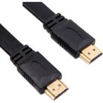 Mcreative 9549 0.3 Metre Yassı Flat Slim HDMI Kablo Uyumlu 4K Full Hd 4K 60hz 2.0 Uyumlu 4K 60P Çözünürlük Uyumlu 18 Gbps Veri Aktarım Hızı, Ethernet Kanallı