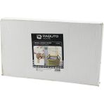 Mcreative Ahşap Bambu Kirli Çamaşır Sepeti - Kumaş Çantalı SEPET=40X35X44 cm KOL=16 cm+44=Y=60 cm