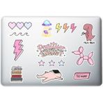 Mcreative Aksesuar Pink Pembe Temalı Laptop Notebook Tablet Telefon Sticker Set 004