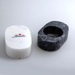 Mcreative Ascella Mermer Kapaklı 2'li Baharatlık 9X6X3 cm