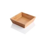 Mcreative Bambu Lüx Kare Orta Boy Ekmeklik-Meyvelik 20 cm, Bambu Ekmeklik Kare Orta Boy 20 cm