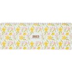 Mcreative Color 2023 Aj-65 Haftalık Masa Ajandası, Sarı Çiçek, 12X33,5 cm