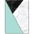 Mcreative Color Mermer Defter Çizgili Mint 17X24CM