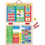 Mcreative & Doug Ilk Günlük Manyetik Takvimim, Gelişimsel Oyuncak, Mıknatıslı Aktiviteler, 3+, Erkek Veya Kız Çocuğa Hediye