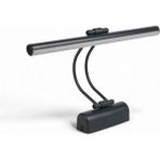 Mcreative Enerji Tasarruflu Flüt LED Aplik Banyo Tablo Çalışma Masası Duvar Sanat Eseri Ayna Dekoratif ve Modern Aydınlatma 35 cm Elektrikli 6500K Beyaz Işık (Antrasit)