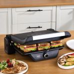 Mcreative Gastro Classic Izgara ve Tost Makinesi Matte Black 6 Dilim Kapasiteli