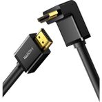 Mcreative HDMI 90 Derece Kablo, 2 Metre, Siyah