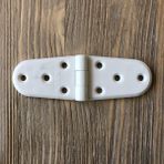 Mcreative Hırdavat Plastik Oval Menteşe 11 cm (2 Adet) Beyaz