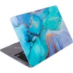 Mcreative Huawei Kılıf Matebook D15 Kılıf (2019-2020-2021-2022 Yılı) ile Uyumlu Marble Desenli Açık Yeşil