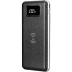 Mcreative IP-G10W 10000MAH LCD Göstergeli Kablosuz Powerbank Siyah Taşınabilir Pil Şarj Cihazı