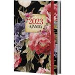 Mcreative Kitabevi Mor Kelebek Retro 2023 Ajanda, 13.5X21CM, 128 Sayfa, Ciltli