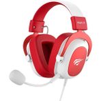 Mcreative Kulaklık Havit HV-H2002D Kırmızı, Oyuncu, Mikrofonlu 53 mm Hoparlör, 3,5 mm Fiş: Xbox One ve Ps4 ile Uyumlu, Havıt, HV-H2002D Renk Kırmızı ve Beyaz, Kablolu, Tek Boyut