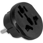 Mcreative Lua Türk Erkek Fişli, Universal, Ingiliz Amerika Fişi Prizi, Çevirici, Priz Dönüştürücü, Seyahat Adaptörü, 16A 250V NK-605K
