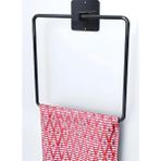 Mcreative Metal Kare Havluluk, Banyo Havluluk, Mutfak Havluluk, Paslanmaz Yapışkanlı Askı, Havlu Standı, Banyo Askısı, Mutfak Askısı, Havlu Tutucu, Havluluk Mutfak, 16 * 16 cm