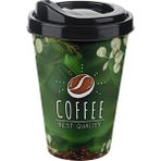Mcreative ml Termos Mug - Yıkanabilir Plastik Kahve Kupası, French Press Filtre Kahve ve Meşrubat Bardağı, Taşınabilir ve Dayanıklı Tasarım (400 ml, Dark Side)