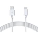 Mcreative Omars USB Type-C 3A Hızlı Şarj ve Data Kablosu Beyaz 1 Metre