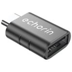 Mcreative Otg (Tekli) Akıllı Giriş USB 3.0 To Type-C Dönüştürücü Adaptör Çevirici 5gbps Hızlı Şarj ve Data Aktarımı Siyah