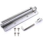 Mcreative Paslanmaz Çelik Ayarlanabilir Sıva Üstü Otomatik Yaylı Kapı Kapatıcı, Yangına Dayanıklı