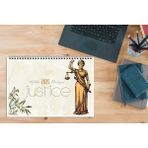 Mcreative Planlayıcı 2025 Takvim A4 Ebat 53 Haftalık Planlayıcı Justice 21X29,7 cm