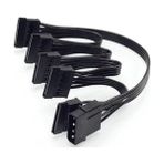 Mcreative Plus PX-4355 Molex To Sata Kablo, Psu Sata Çoklayıcı, 5 Port Sata Power Çoklayıcı, 60CM Uzunluk
