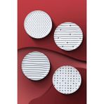 Mcreative Porselen Pretty 4 Parça 15 cm Tabak