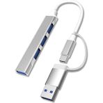 Mcreative Port'lu Bağlantı Istasyonu 2 In 1 Adaptör Multi USB Çoklayıcı Type C USB 3.0 Hub For Mac Book Pro Air Otg USB 3.0 Adapter Type-C Çevirici USB Hub