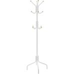 Mcreative Portmanto, Elbise Askısı, Metal, 12 Kancalı, Gardırop, 4 Ayak, Manto, Şapka, Çanta, Koridor, Yatak Odası, Ofis Için, Beyaz RCR031W01