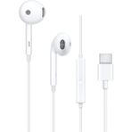 Mcreative Samsung S22 / S22 Ultra / S23 / S23 Ultra Uyumlu Type-C Kulaklık Orjinal E Yakın Kalite, Teknosepetim, Beyaz, Large