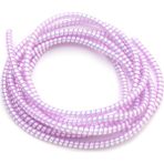 Mcreative Şarj Aleti Kablosu Kablo Kordon Koruyucu Spiral Sarma Kılıf Koruma (Lazer Pembe)