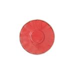 Mcreative Seasons Kırmızı Ergonomik Çay Tabağı 12 cm, Porselen