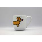 Mcreative Shop - Romantik Köpüş Baskılı Kupa Bardak Mug Sarı