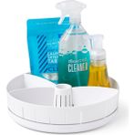 Mcreative Sinksuite Lavabo Altı Döner Tabla, Ayarlanabilir Bölücüler, Mutfak Dolabı Veya Banyo Saklama Için Lazy Susan Düzenleyici