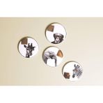Mcreative Wild Life 4lü Bardak Altlığı 10 cm