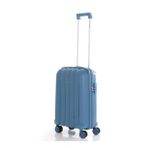 MÇS Kabin Boy Kırılmaz Silikon Seyahat Valizi Bavulu V305 (INDIGO-LACIVERT)