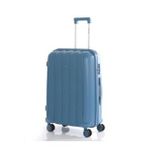 MÇS Orta Boy Kırılmaz Silikon Seyahat Valizi Bavulu V305 (INDIGO-LACIVERT)