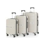 Mçs Polipropilen 4lü Valiz Seti V366 S21sy1000048-set 00424 Kemik - Gri