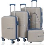 Mçs Polipropilen 4'lü Valiz Seti V374 - Sky Blue