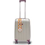Mçs Polipropilen Valiz V305 55 CM - Bej - Siyah - Mürdüm
