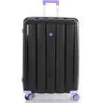 Mçs Polipropilen Valiz V305 75 cm - Siyah - Lila