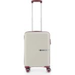 Mçs Polipropilen Valiz V374 55 CM - Bej - Siyah - Mürdüm