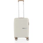 Mçs Polipropilen Valiz V374 55 cm - Beyaz - Gold