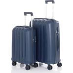 Mcs V305 Lacivert Orta-Kabin 2'li Polipropilen Valiz Seti