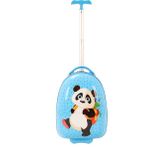 MÇS V308 ABS ÇOCUK VALİZ-MAVİ-PANDA BASKI - Mavi