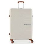 Mcs V374 75 cm Beyaz Pudra Polipropilen Valiz