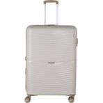 MÇS V379 Aura Y.üretim Pp Valiz 75 cm - Beyaz - Gold