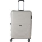 MÇS V379 Aura Y.üretim Pp Valiz 75 cm - Beyaz - Gri