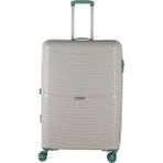 MÇS V379 Aura Y.üretim Pp Valiz 75 cm - Beyaz - Yeşil