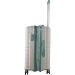 MÇS V379 Aura Y.üretim Pp Valiz Siyah Set - Beyaz - Yeşil